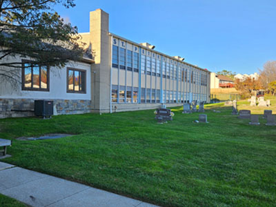 Outside of St. Peter's Elementary School